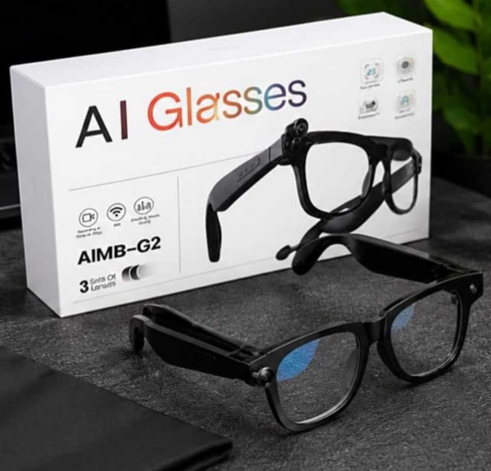 AI Smart Glasses with 8MP Camera